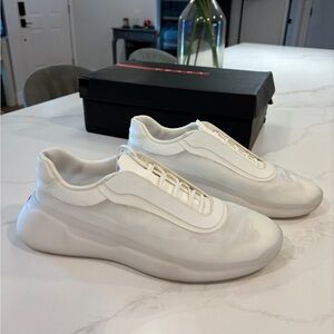 Prada Americas Cup Re Nylon and bike fabric sneakers US12 UK11 EU45